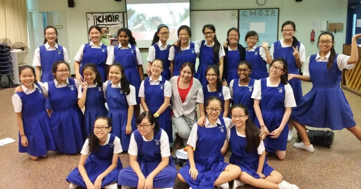 走進CHIJ St. Joseph’s Convent：以流行歌詞帶領學生學習華文