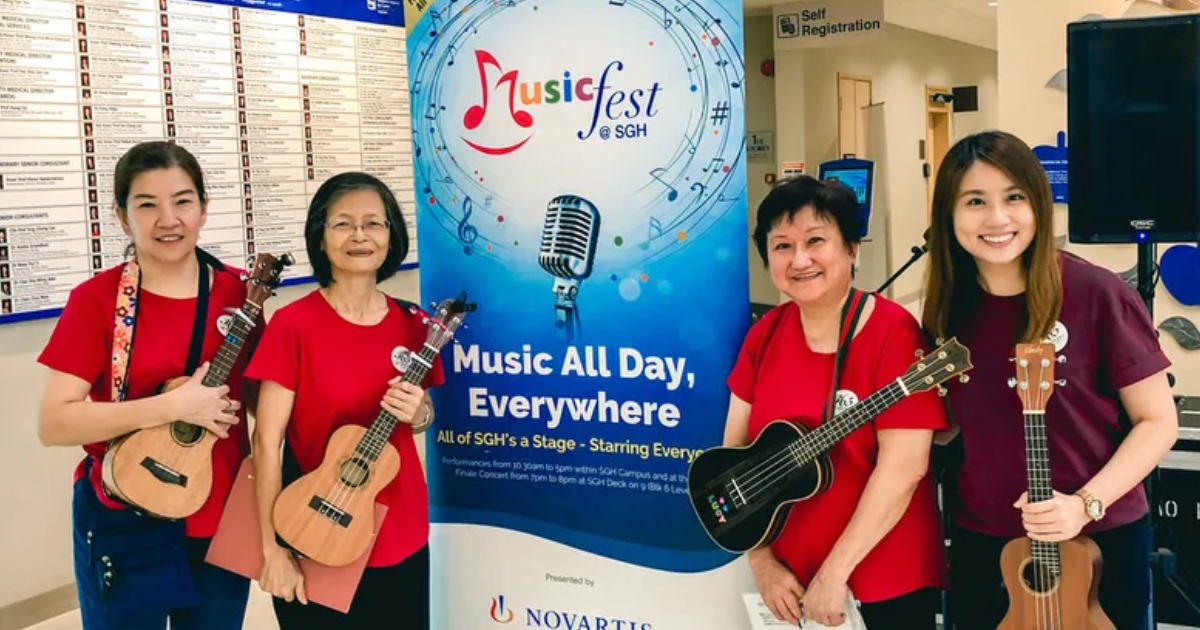 第六年參與SGH MusicFest：與抗癌勇士以烏克麗麗傳遞力量
